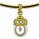 Cultured Tahitian Pearl and Diamond Pendant